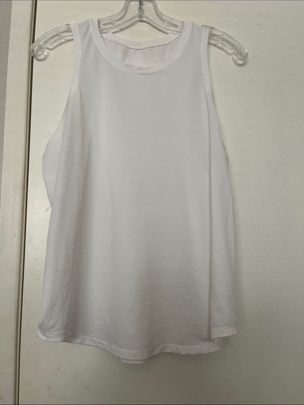 (3/$50) lululemon athletica White Racerback Tank Top